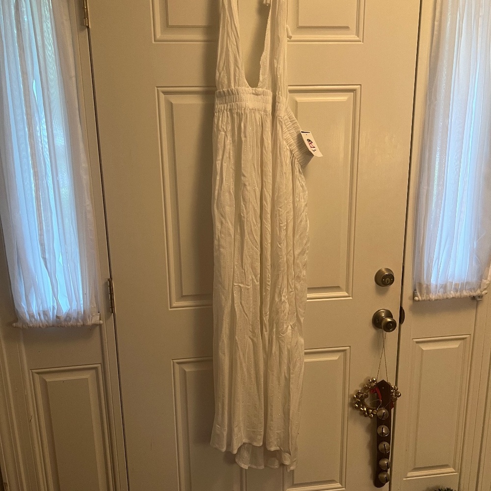 White Halter Dress (Brand New w/Tags)